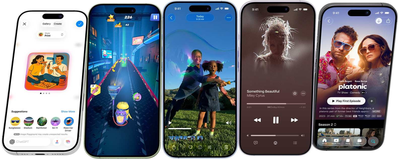 iPhone 17-modellen draaien om hun breedteas en komen tot stilstand met features van iPhone op het scherm