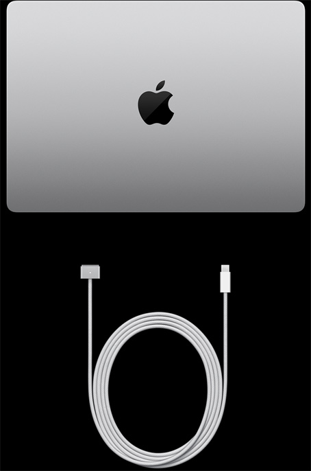 MacBook Pro de 14 inchi, cablu USB‑C la MagSafe 3 și adaptor de alimentare
