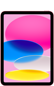 Pohľad spredu na iPad.