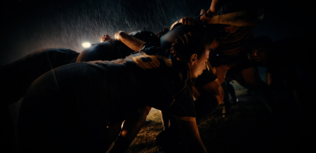 Regbija spēle, kas tiek rādīta iPhone 17 Pro