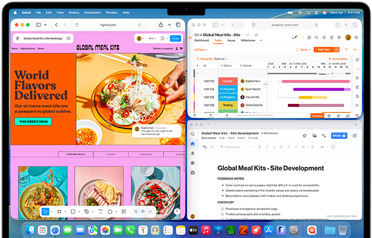 Un MacBook Air con varias apps abiertas