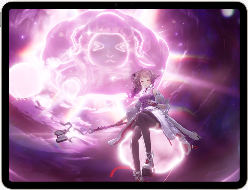 Cảnh chơi game trên iPad Air, trò chơi điện tử hành động Control